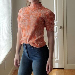 Beautiful Anthropologie Orange Top